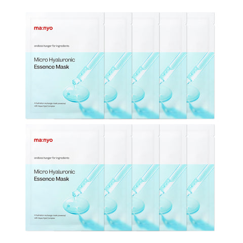 ma:nyo Micro Hyaluronic Essence Mask 10pk