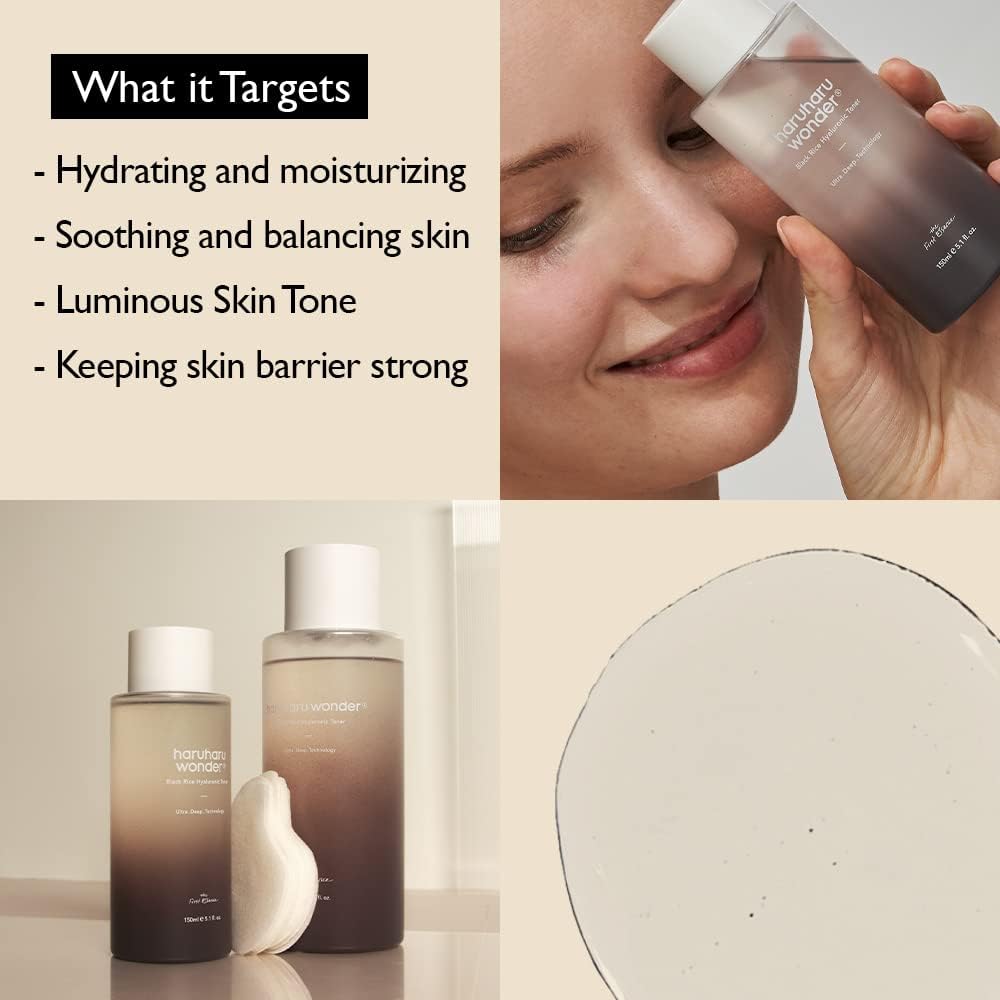 Haruharu Black Rice Hyaluronic Toner 2 Pack