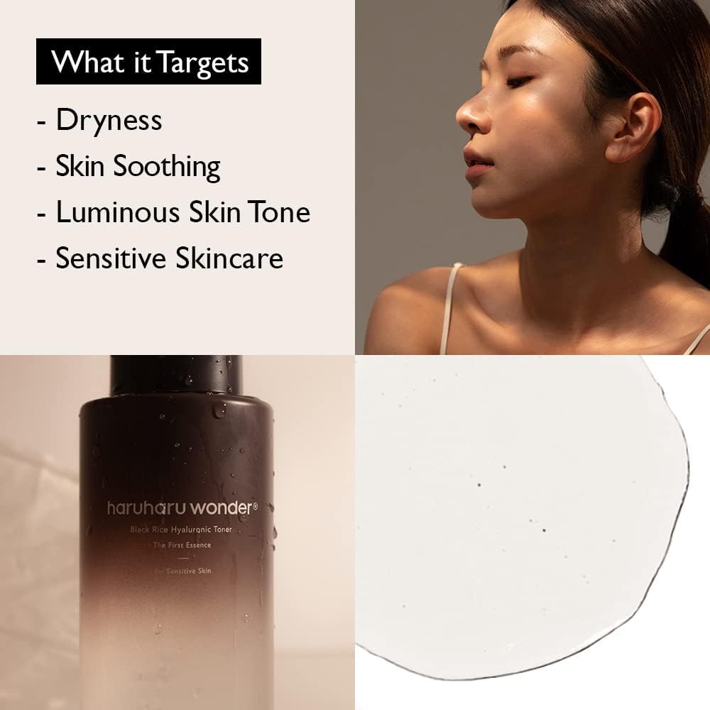 Haruharu Black Rice Hyaluronic Toner For Sensitive Skin 2 Pack