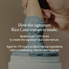 How the signature rice cake texture is made. Beated over 1000 times to create the signature rice cake texture. Aged for 170 hours to blend natural ingredients without destroying vitamins and minerals. 