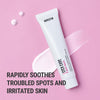 Rapidly soothes troubled spots and irritated skin.
