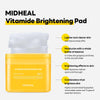 Mediheal Vitamide Brightening Pad. Lighter and clearer skin with Niacinamide 3%. Moisturize with a whole bottle of essence to make skin gorgeous and lively to the very last sheet. Brightening effects to skin with liposome method quick and thorough. Combination that brightens skin. Highly concentrated hippophae rhamnoides water and 7 types of essential vitamins