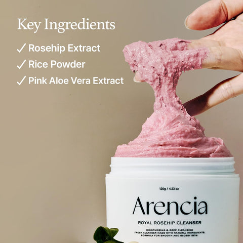 Arencia Rosehip Mochi Cleanser 120g 2 Pack