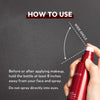 How to use. Before or after applying makeup, hold the bottle at least 8 inches away from your face and spray. Do not spray directly into eyes.