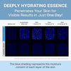 Alt Text:

Before-and-after comparison of skin moisture levels after using Rovectin Hyaluronic Essence. Deeply hydrating essence. Penetrates your skin for visible results in just one day. 