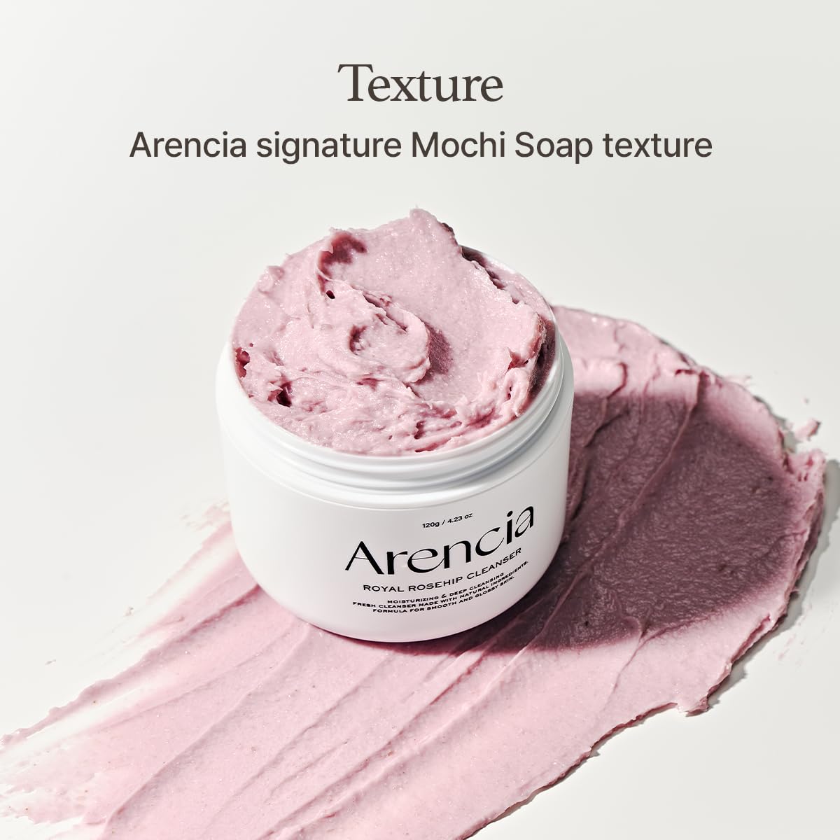 Arencia Rosehip Mochi Cleanser 120g 2 Pack