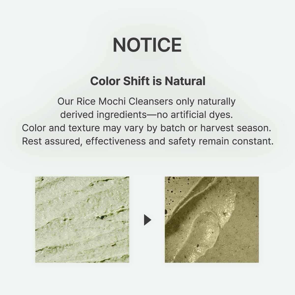 Arencia Fresh Green Rice Mochi Cleanser 100g 2 Pack