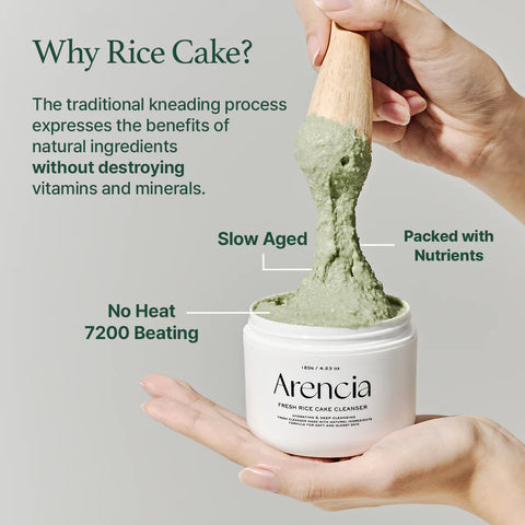 Arencia Fresh Green Rice Mochi Cleanser 100g 2 Pack