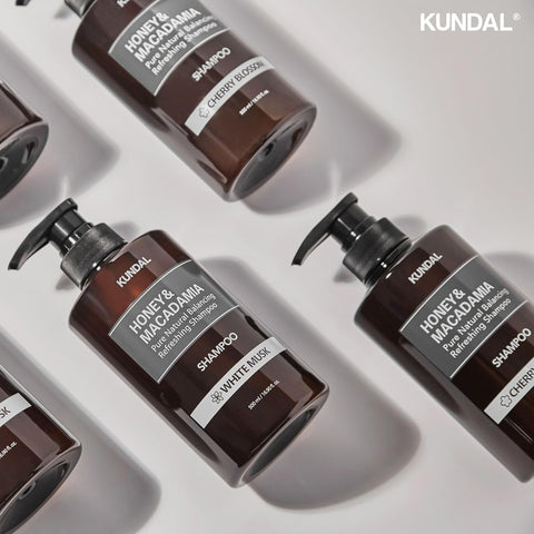 Kundal Honey & Macadamia Shampoo & Conditioner Set Baby Powder