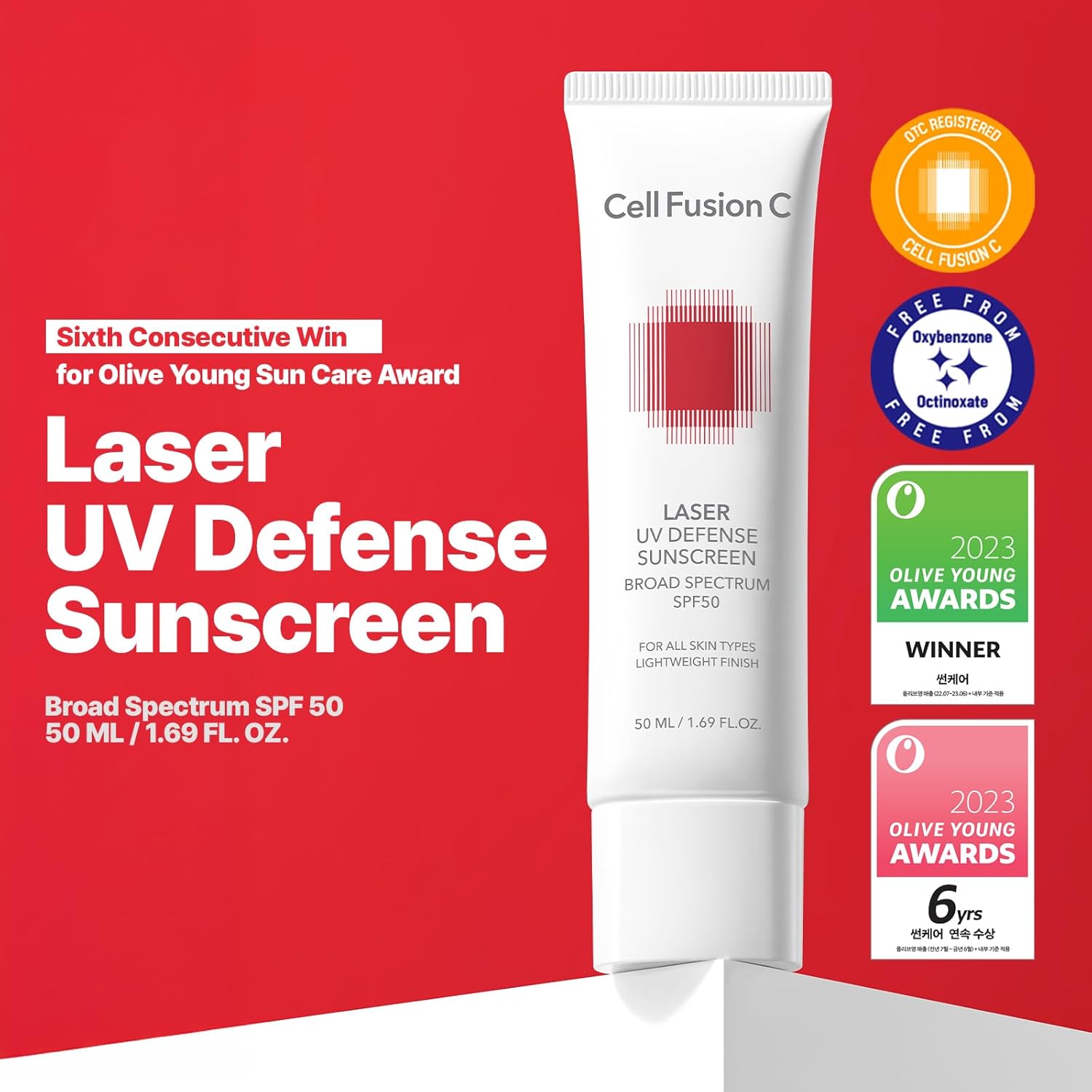 Cell Fusion C Laser UV Defense Face Sunscreen 2 Pack