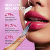 100% agreed lips feel richly moisturized and smooth. 95.24% agreed product feels good and applies well without stickiness. 100% agreed lips feel more firm, voluminous, and more elastic. Real lips, real results. Questionnaire from the Human Skin Research & Testing institute in Korea, 21 women, June 2nd 2025 to June 4th 2025.