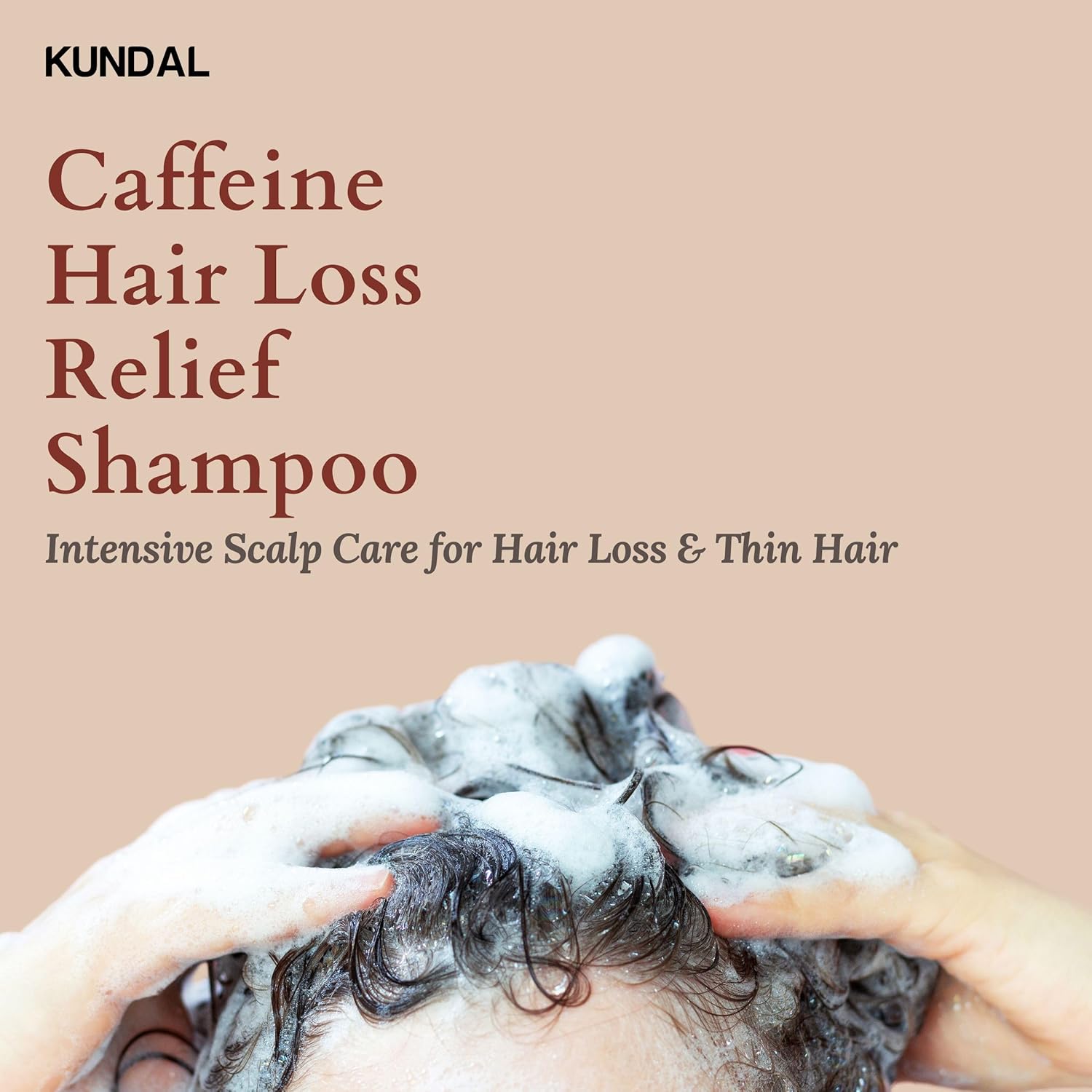 caffeine hair loss relief shampoo. Intensive scalp care for hair loss and thin hair. 