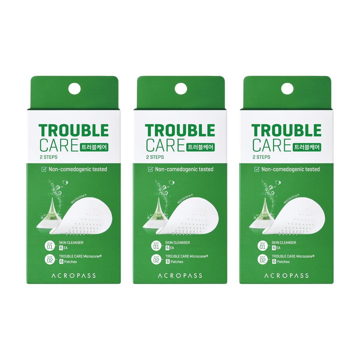 Acropass Trouble Care Microcone Patch 3 Pack