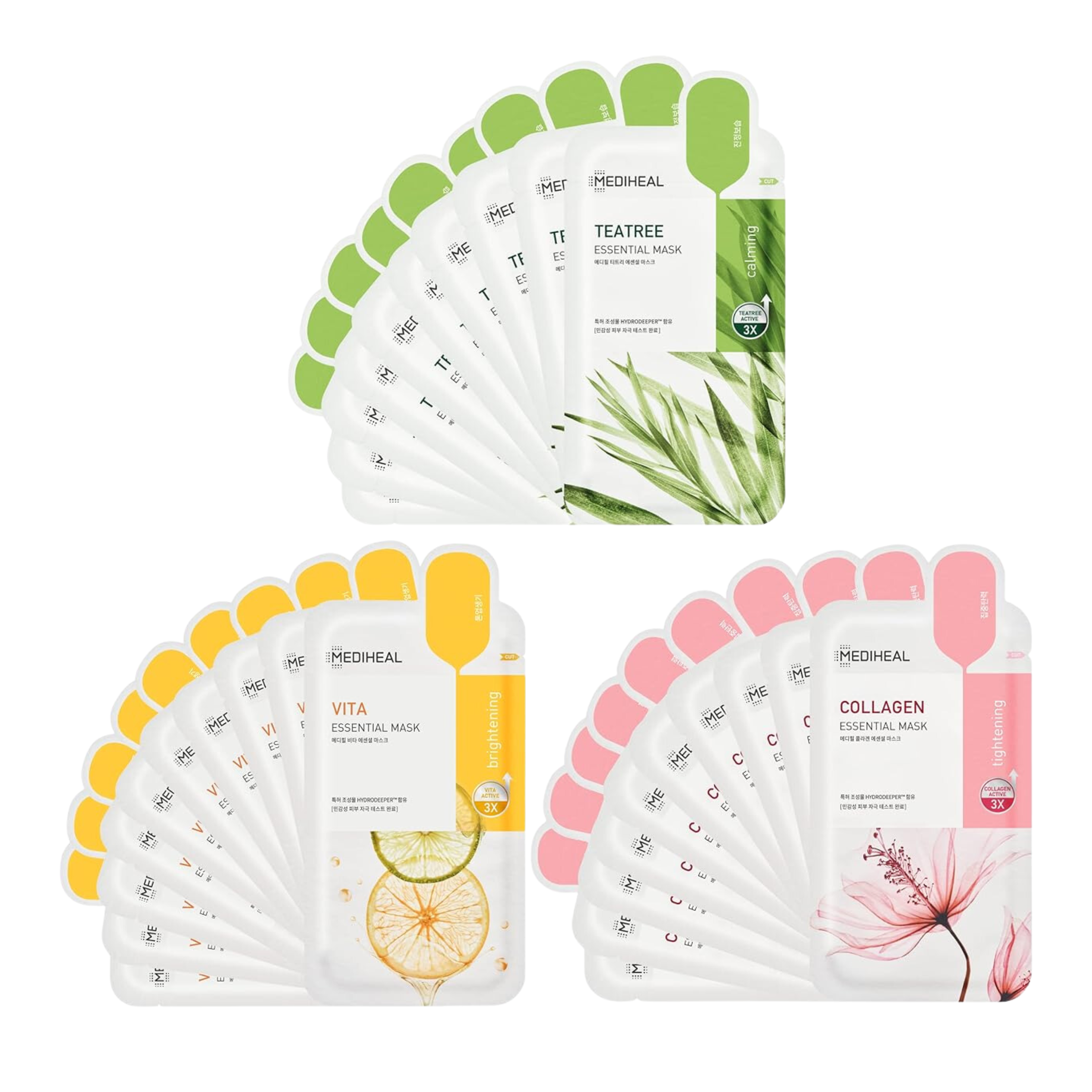 Mediheal Best Essential Mask Bundle - 30 Pack