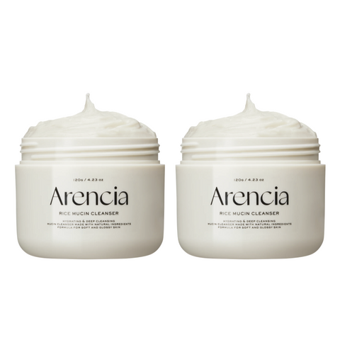 Arencia Rice Mucin Mochi Cleanser 120g 2 Pack