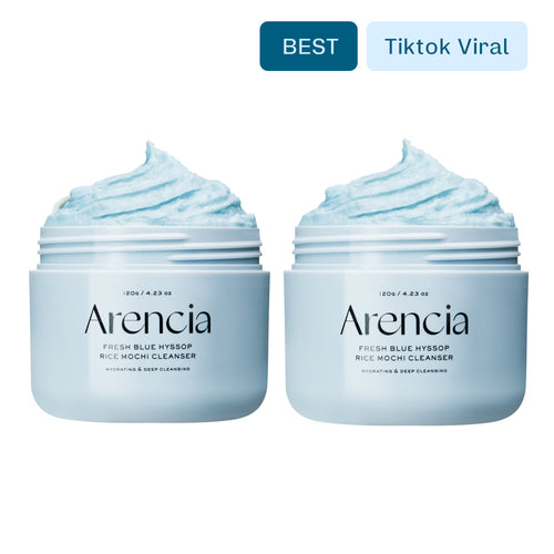 Product Image for Arencia Blue Hyssop Rice Mochi Cleanser 120g 2 Pack