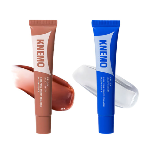 KNEMO LipLock Jelly Serum - Clear & Pink Flan