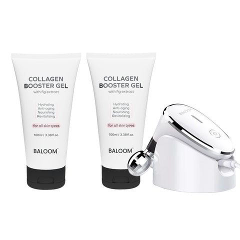 Baloom Facial Massager +  Collagen Booster Gel 2Pack