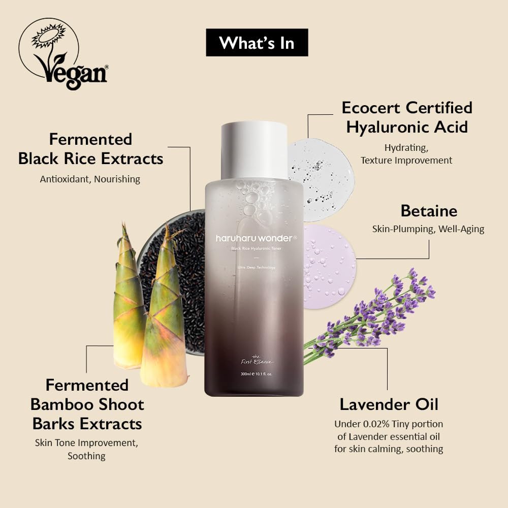 Haruharu Black Rice Hyaluronic Toner 2 Pack