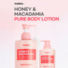 honey and macadamia pure body lotion.