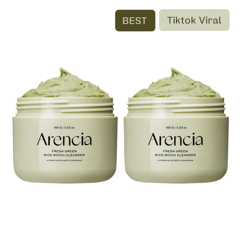 Arencia Fresh Green Rice Mochi Cleanser 100g 2 Pack