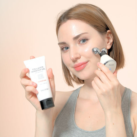 Baloom Facial Massager +  Collagen Booster Gel 2Pack