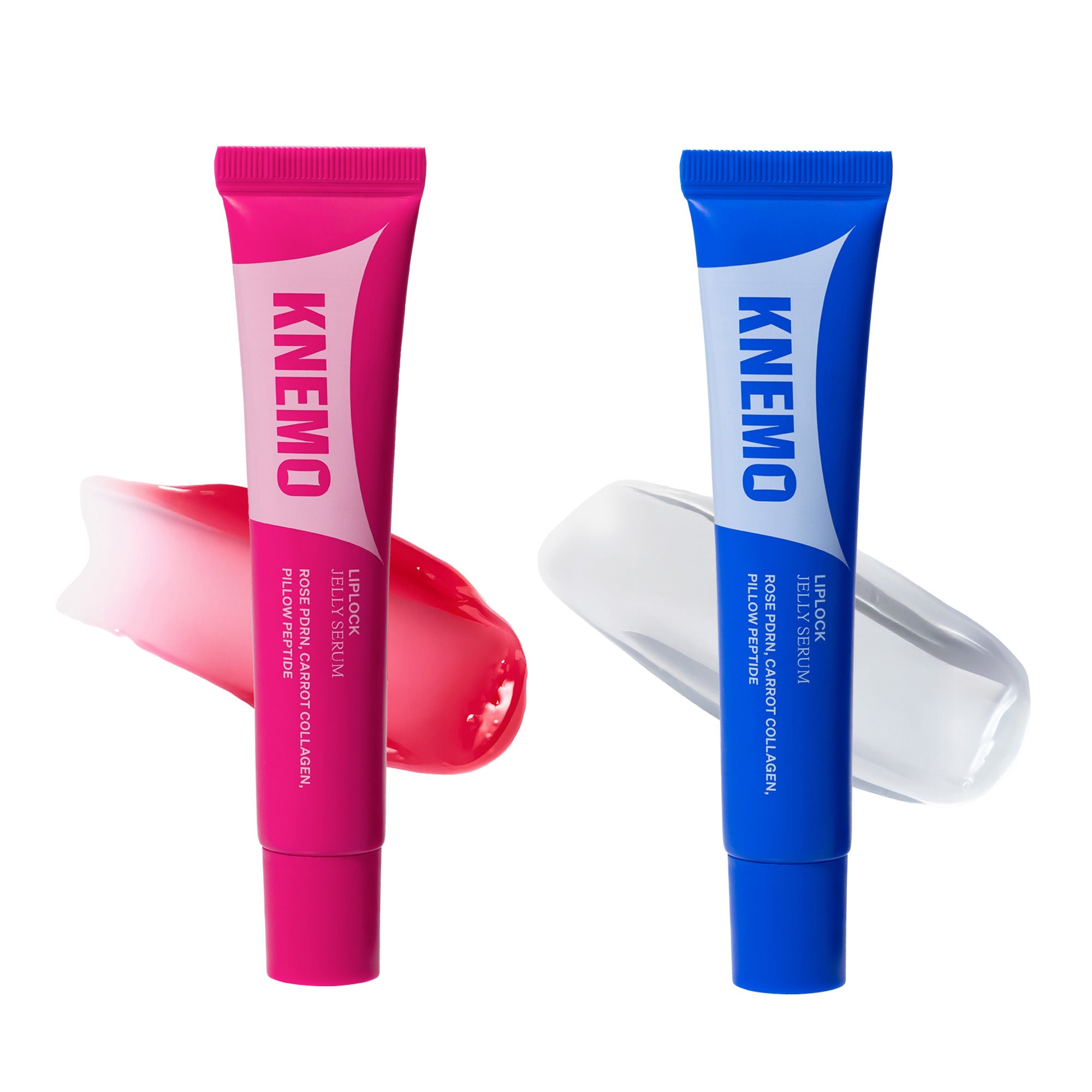 KNEMO LipLock Jelly Serum - Crystal Clear & Grape Crush